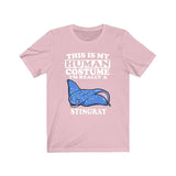 This Is My Human Costume I'm Really A Stingray Shirt, Stingray Lover Shirt, Stingray Shirt, Stingray Funny Gift, Animal Adult Kids Image 4