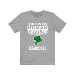This is my human costume I am really a broccoli vegetable tee