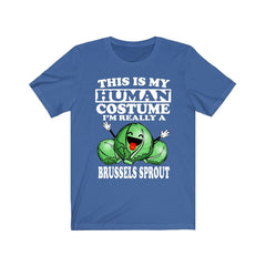 This Is My Human Costume I'm Really A Brussels Sprout Shirt - brussels sprout print design
