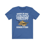 This Is My Human Costume I'm Really A Burmese Python Shirt, Burmese Python Lover Shirt, Snake Shirt, Python Lover Gift, Animal Gift Image 2