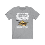 This Is My Human Costume I'm Really A Burmese Python Shirt, Burmese Python Lover Shirt, Snake Shirt, Python Lover Gift, Animal Gift Image 3