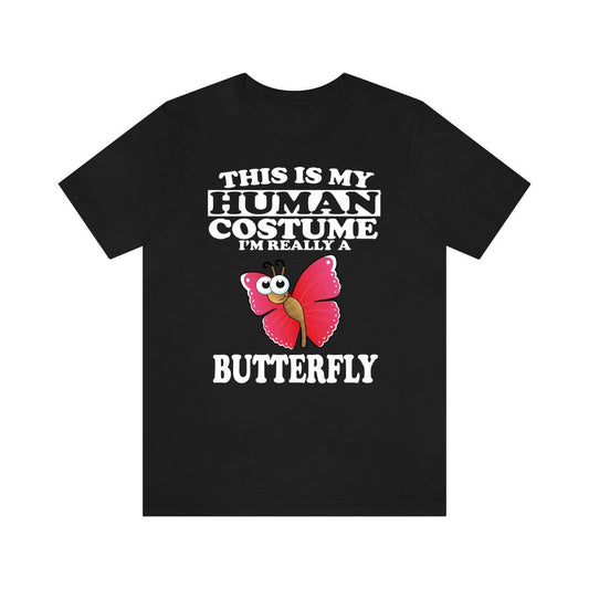Butterfly Human Costume Shirt - butterfly print design