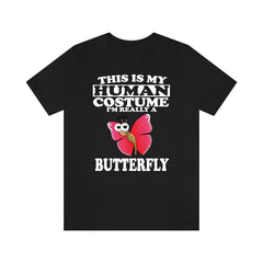 Butterfly Human Costume Shirt - butterfly print design