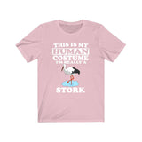 This Is My Human Costume I'm Really A Stork bird Shirt, Stork bird Lover Shirt, Stork bird Shirt, Birding Funny Gift, Animal Adult Kids Image 4