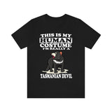 This Is My Human Costume I'm Really A Tasmanian Devil Shirt, Tasmanian Devil Lover Shirt, Tasmanian Devil Funny, Animal Adult Kids Image 2