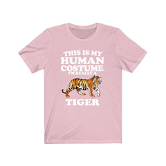 This Is My Human Costume I'm Really A Tiger Shirt - tiger print design