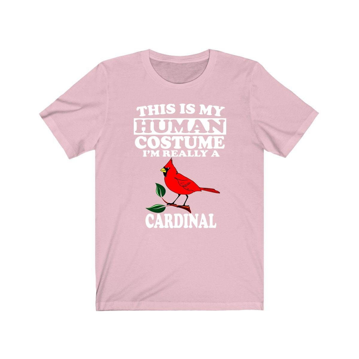 Cardinal Bird Human Costume Shirt - cardinal print design