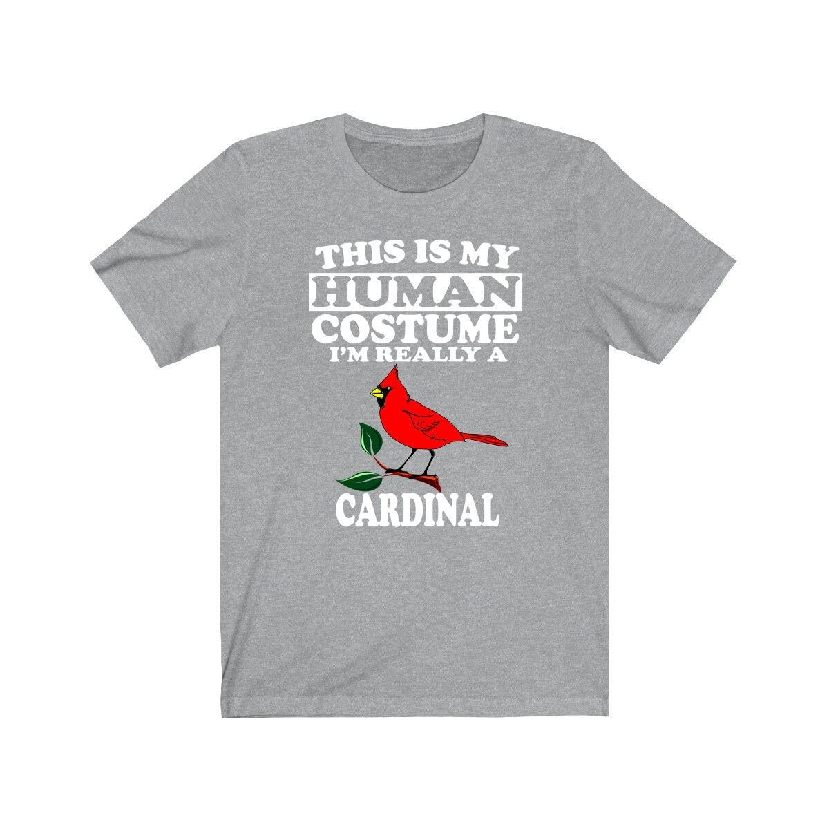 Cardinal Bird Human Costume Shirt - cardinal print design