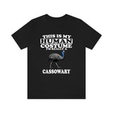 This Is My Human Costume I'm Really A Cassowary Bird Shirt, Cassowary Lover Shirt, Birding Shirt, Cassowary Lover Gift, Animal Gift Image 2