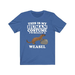 This Is My Human Costume I'm Really A Weasel Shirt - weasel print design