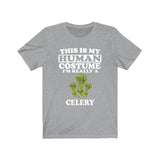 This Is My Human Costume I'm Really A Celery Vegetable Shirt, Celery Lover Shirt, Vegetable Shirt, Celery Lover Gift, Animal Gift Image 3