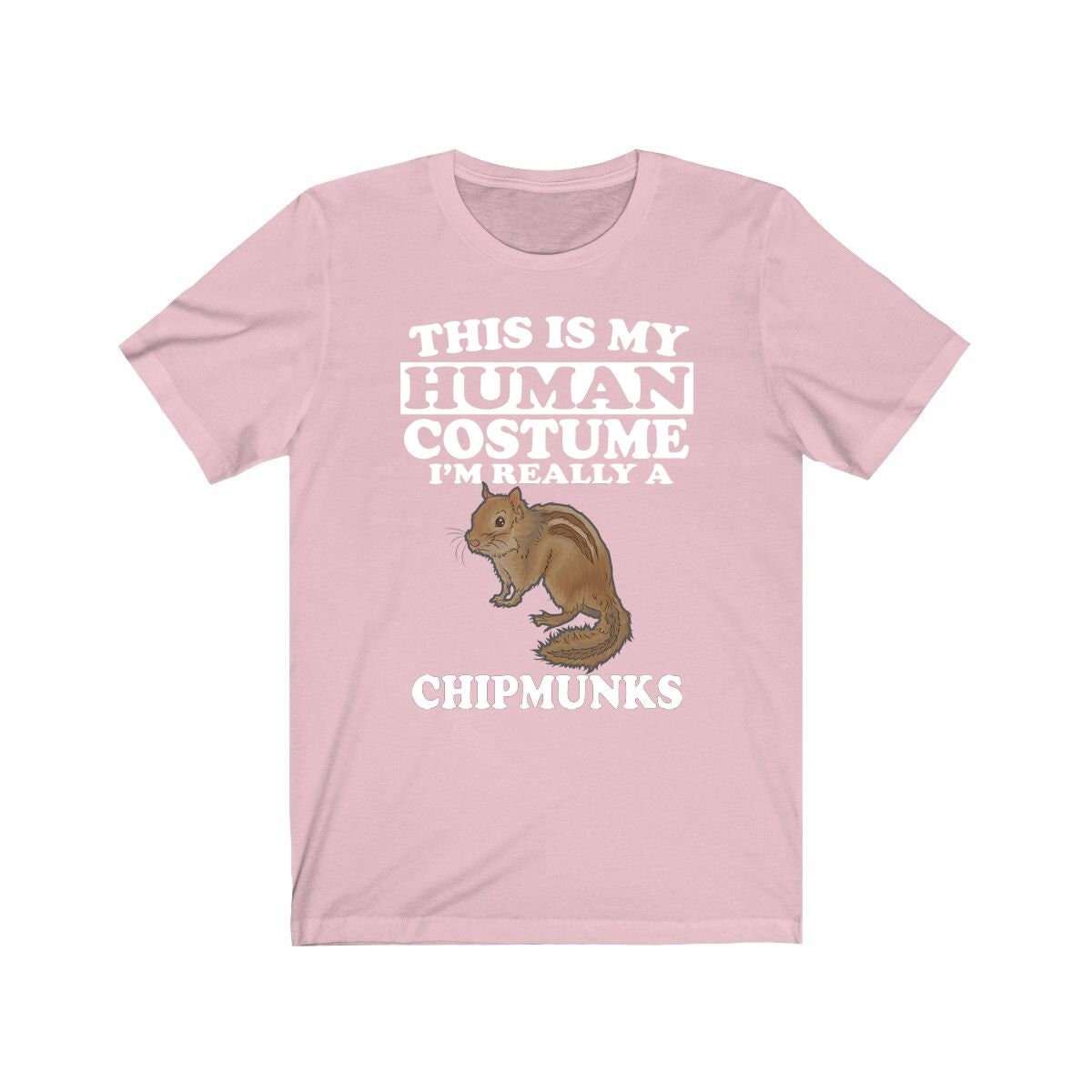 Chipmunk Human Costume Shirt - chipmunk print design