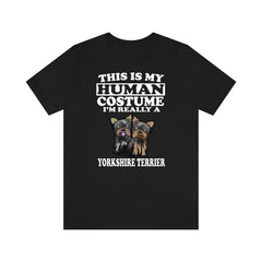 Yorkshire Terrier Human Costume Shirt - yorkie print design