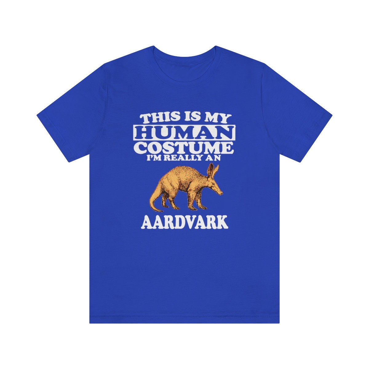 This Is My Human Costume I'm Really An Aardvark Shirt - aardvark print design