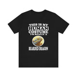 This Is My Human Costume I'm Really A Bearded Dragon Shirt, Bearded Dragon Lover Shirt, Bearded Dragon Shirt, Animal Adult Kids Image 1