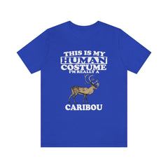 This Is My Human Costume I'm Really A Caribou Shirt - caribou print design