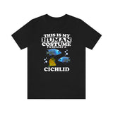 This Is My Human Costume I'm Really A Cichlid Fish Shirt, Cichlid Lover Shirt, Cichlid Shirt, Cichlid Lover Gift, Animal Gift Image 1