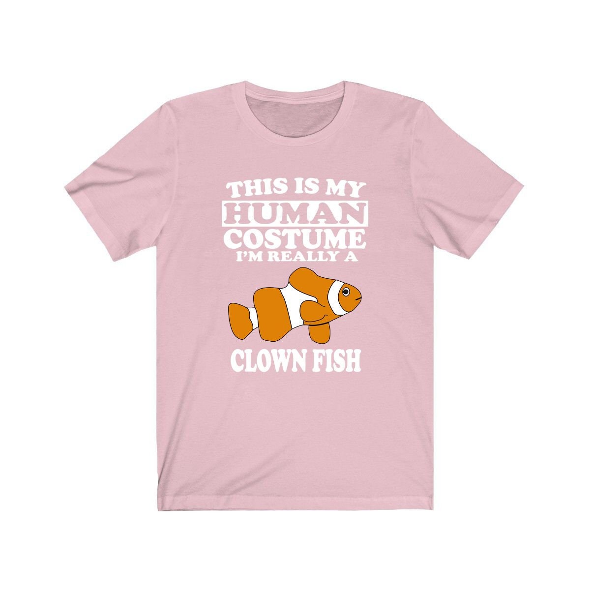 This Is My Human Costume I'm Really A Clownfish Shirt - clownfish print design