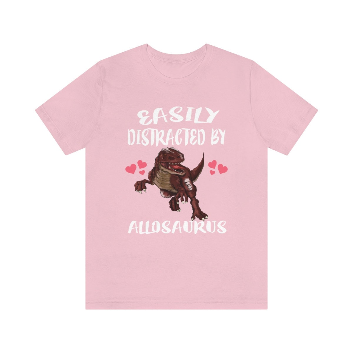 Easily Distracted By Allosaurus T-Shirt - allosaurus print design