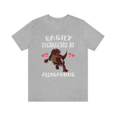 Easily Distracted By Allosaurus Dinosaur Shirt, Allosaurus Shirt, Dinosaur Shirt, Allosaurus Lover Gift, Animal Adult Kids T-Shirt Image 1