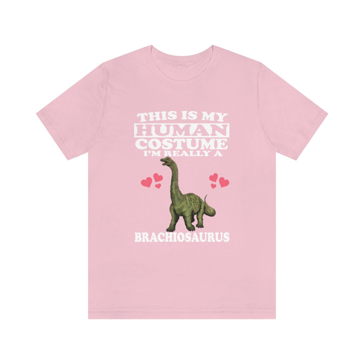 This Is My Human Costume I'm Really A Brachiosaurus Shirt - Brachiosaurus print design