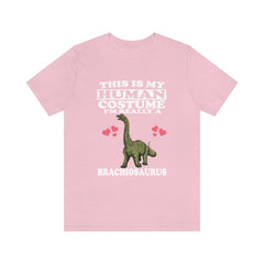 This Is My Human Costume I'm Really A Brachiosaurus Shirt - Brachiosaurus print design