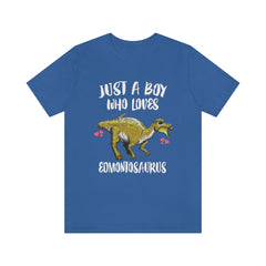 Just A Boy Who Loves Edmontosaurus Shirt - Edmontosaurus print design