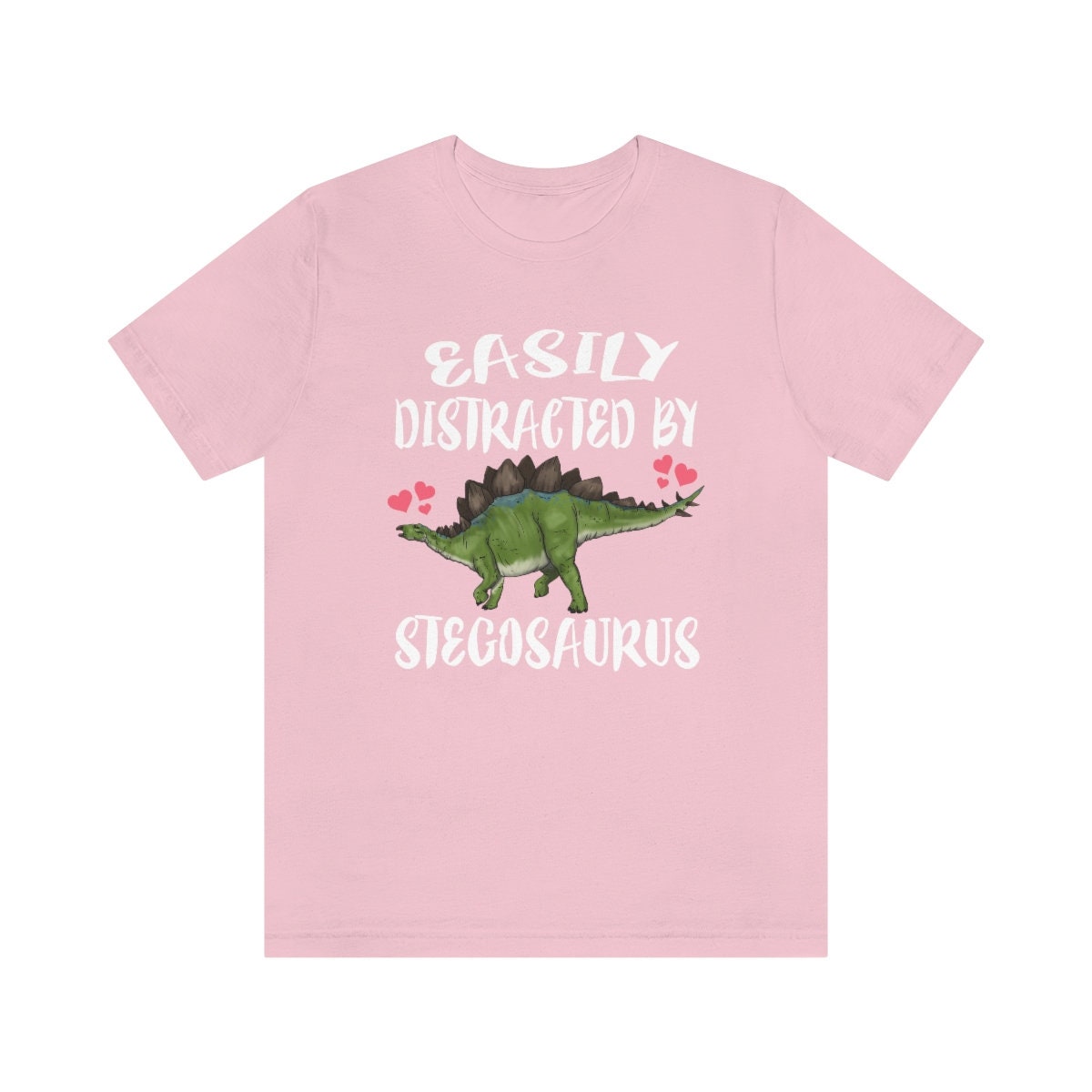 Easily Distracted By Stegosaurus Shirt - Stegosaurus print design
