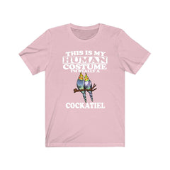 This Is My Human Costume I'm Really A Cockatiel Shirt - cockatiel print design