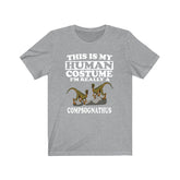 This Is My Human Costume I'm Really A Compsognathus Shirt, Compsognathus Lover Shirt, Dinosaur shirt, Dinosaur Lover Gift Animal Image 1