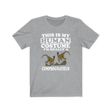 This Is My Human Costume I'm Really A Compsognathus Shirt, Compsognathus Lover Shirt, Dinosaur shirt, Dinosaur Lover Gift Animal Image 1
