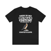 This Is My Human Costume I'm Really A Cooper's Hawk Shirt, Hawk Lover Shirt, Birding Shirt, Bird Lover Gift, Animal Gift Image 1