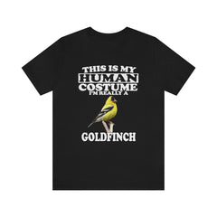 Goldfinch Human Costume Shirt - goldfinch print design