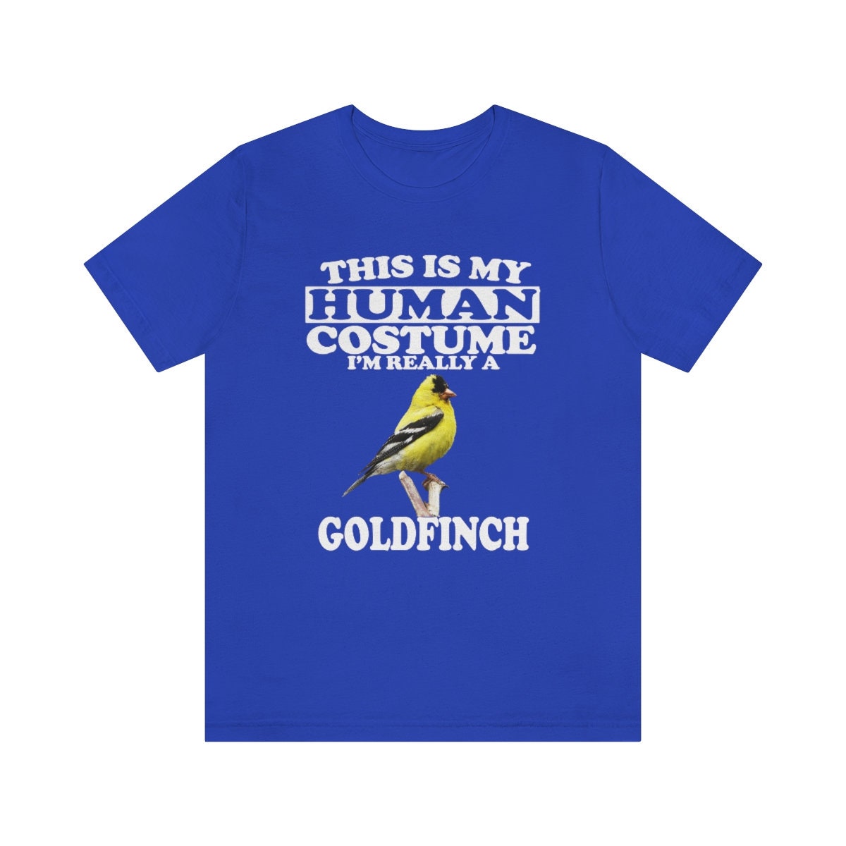 Goldfinch Human Costume Shirt - goldfinch print design