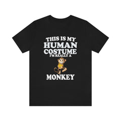 Monkey Human Costume Shirt - monkey print design