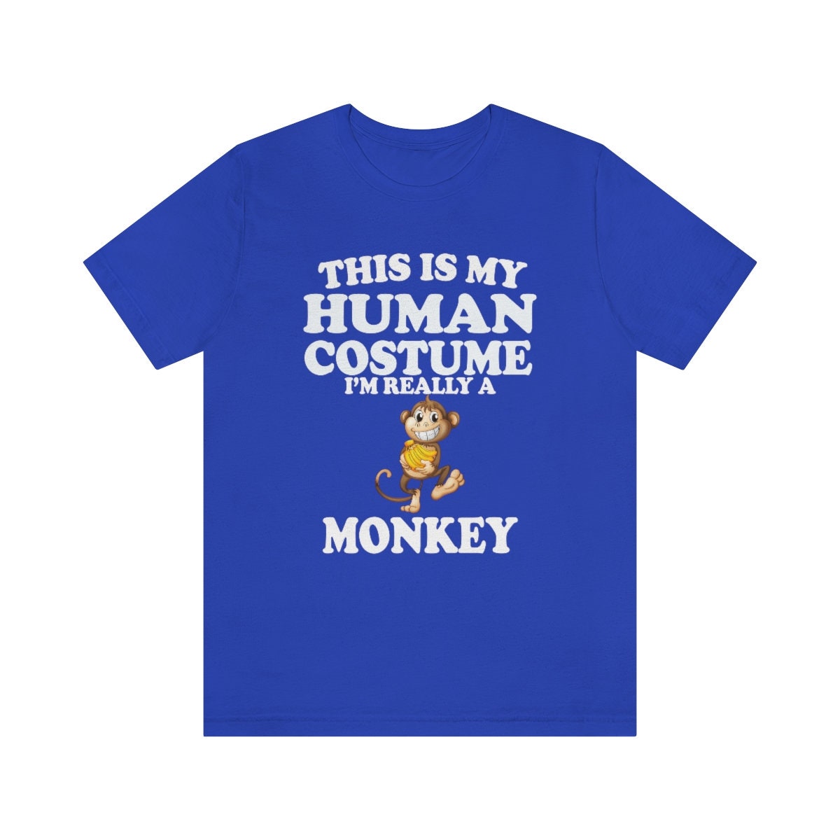 Monkey Human Costume Shirt - monkey print design