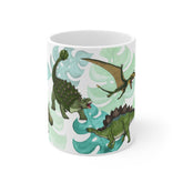 Dinosaur Velociraptor Stegosaurus Ankylosaurus Brachiosaurus Parasaurolophus Pterodactyl Mug Gift Image 1