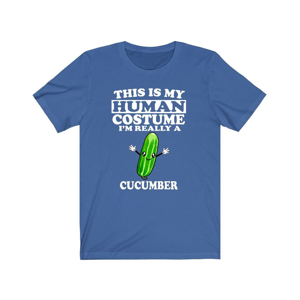 This Is My Human Costume I'm Really A Cucumber Shirt - cucumber print design