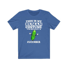 This Is My Human Costume I'm Really A Cucumber Shirt - cucumber print design