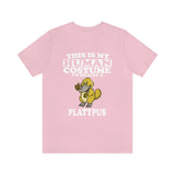 This Is My Human Costume I'm Really A Platypus Shirt, Platypus Lover Shirt, Platypus Shirt, Funny Platypus Gift, Animal Adult Kids Image 2