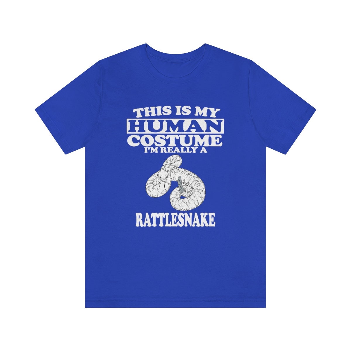 This Is My Human Costume I'm Really A Rattlesnake Snake Shirt - rattlesnake print design