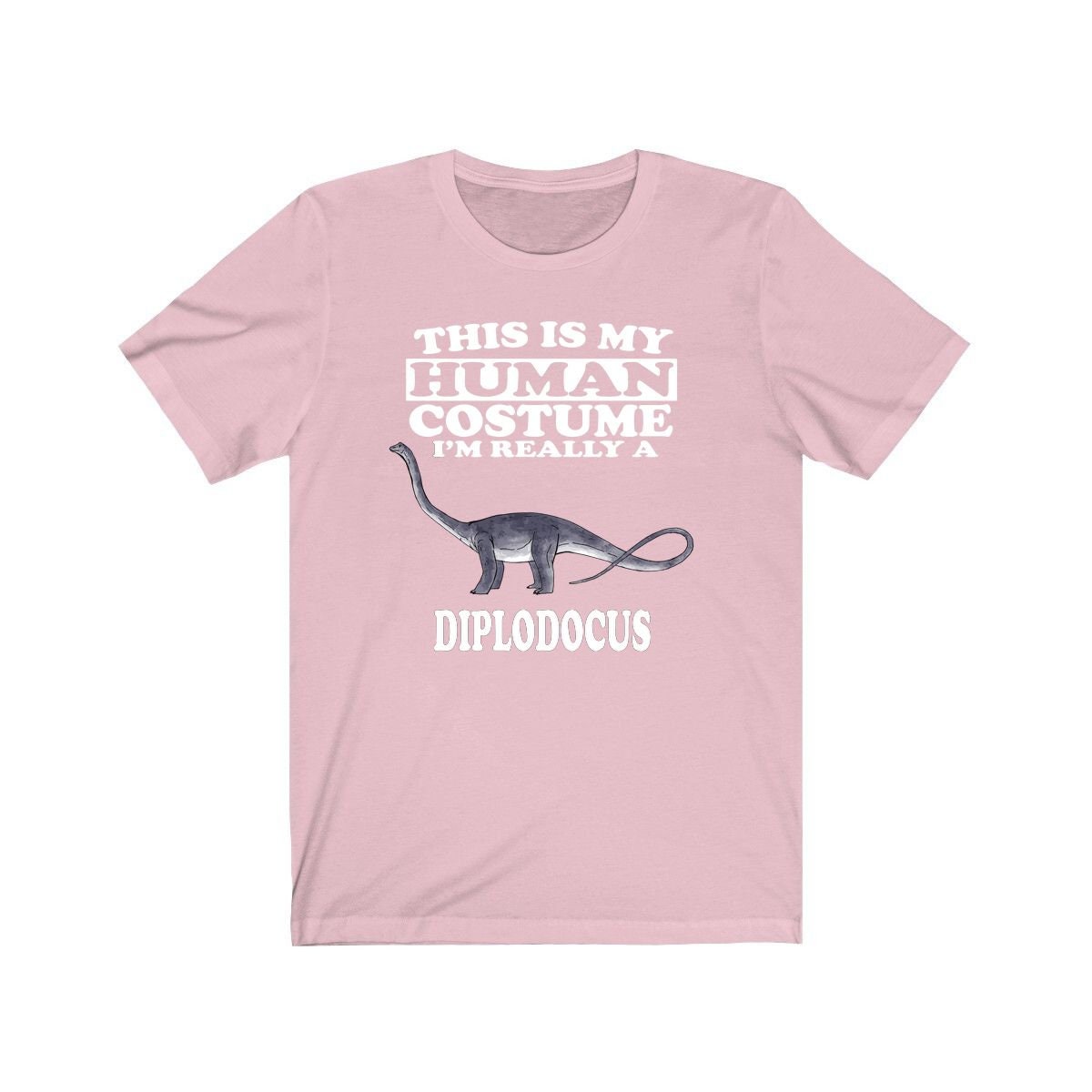This Is My Human Costume I'm Really A Diplodocus Shirt - Diplodocus print design