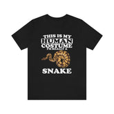 This Is My Human Costume I'm Really A Snake Shirt, Python Lover Shirt, Snake Shirt, Funny Snake Gift Animal Shirt Image 1