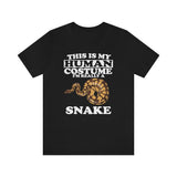 This Is My Human Costume I'm Really A Snake Shirt, Python Lover Shirt, Snake Shirt, Funny Snake Gift Animal Shirt Image 1