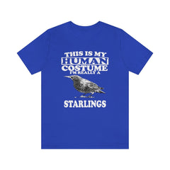 This is my human costume I am really a starling murmuration bird tee