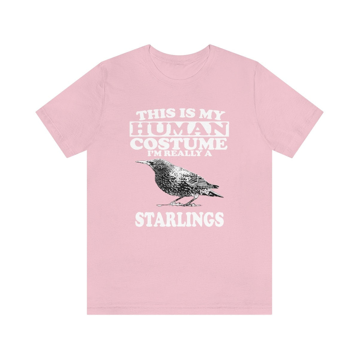 This is my human costume I am really a starling murmuration bird tee