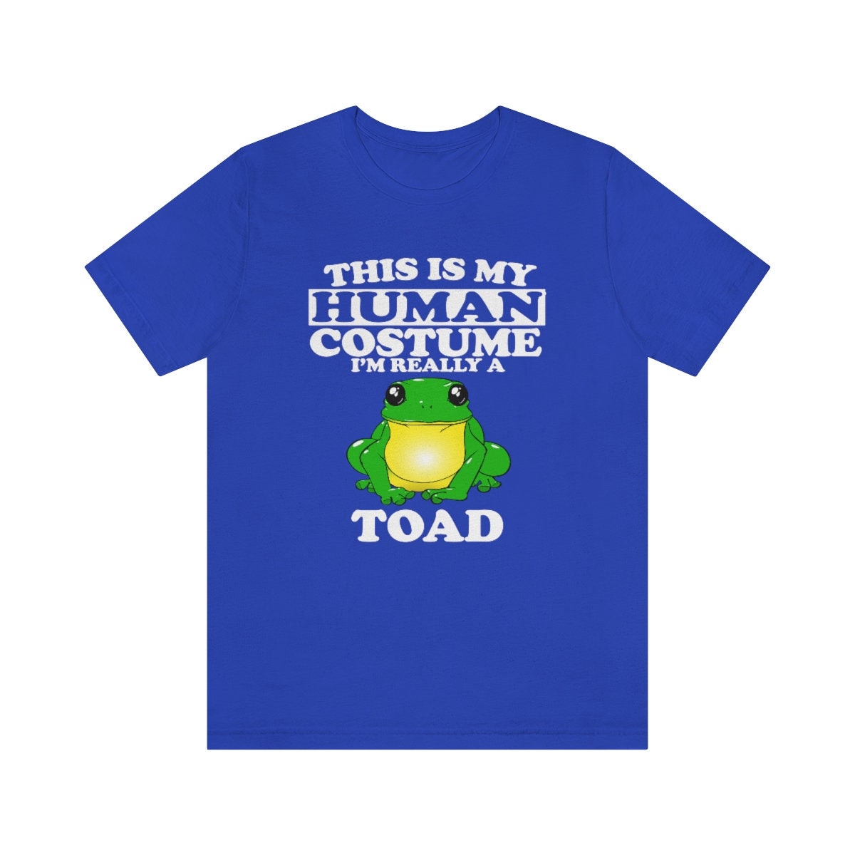 This Is My Human Costume I'm Really A Toad Shirt - toad print design