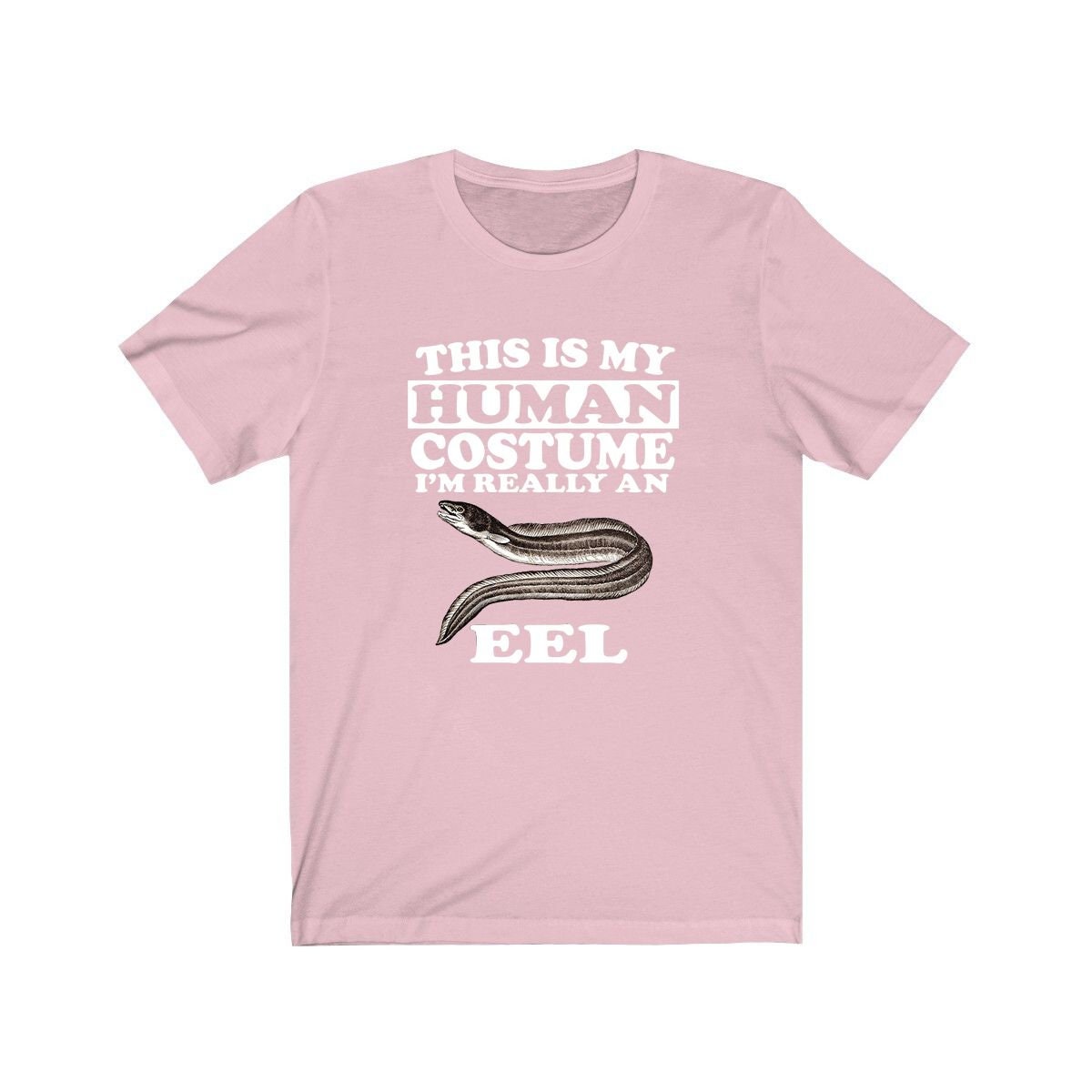 This Is My Human Costume I'm Really An Eel Fish Shirt - eel print design