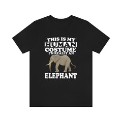 This Is My Human Costume I'm Really An Elephant Shirt - elephant print design