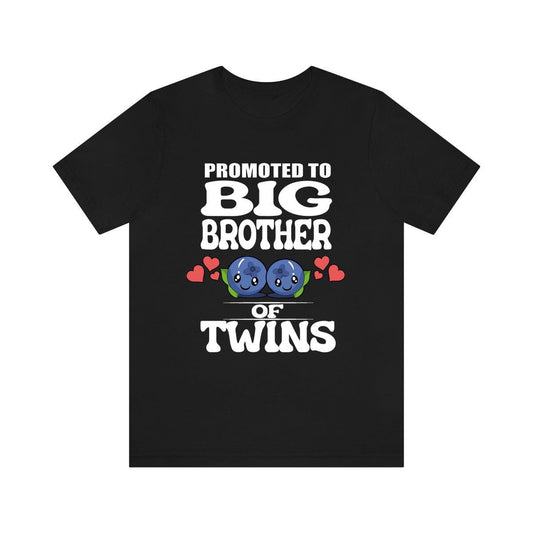 Promoted To Big Brother Of Twins Shirt - big brother of twins design